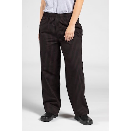 Uncommon Threads Yarn-Dyed Pant Blk & Red Pinstripe 4XL 4003-7108